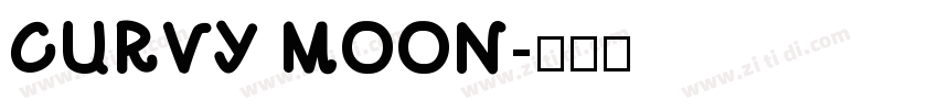 CURVY MOON字体转换